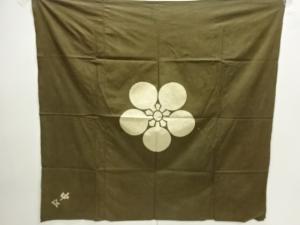 アンティーク　木綿家紋入り風呂敷